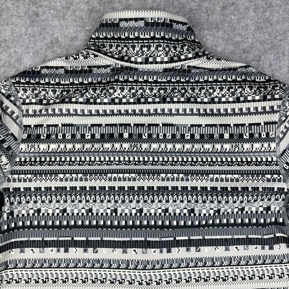 Nike Pro Hyperwarm Top Womens L Black Gray Bit 1/2 Zip Thumbholes Run Dri-Fit - Picture 7 of 15